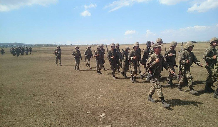 Armenian-Russian joint military group battalion tactical exercises