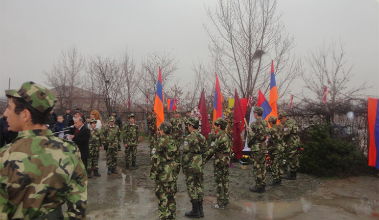 Զոհված զինվորի հիշատակին Մայիսյանում հուշարձան է բացվել