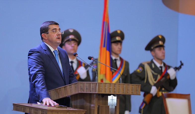 Arayik Harutyunyan took the office of the Artsakh President
