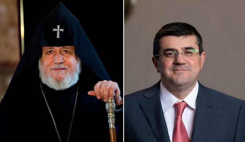 Ամենայն Հայոց Կաթողիկոսը շնորհավորել է Արցախի նախագահին