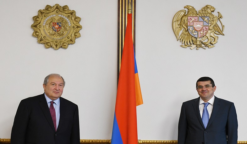 Armen Sargsyan had a telephone conversation with the new President of Artsakh