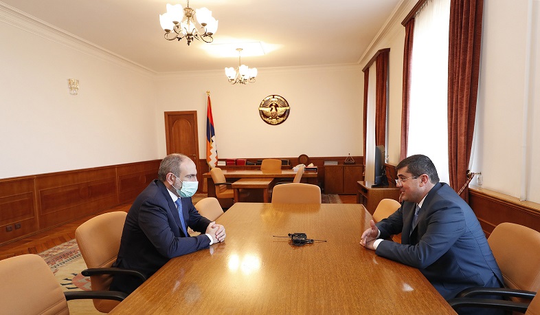 Arayik Harutyunyan met with Nikol Pashinyan