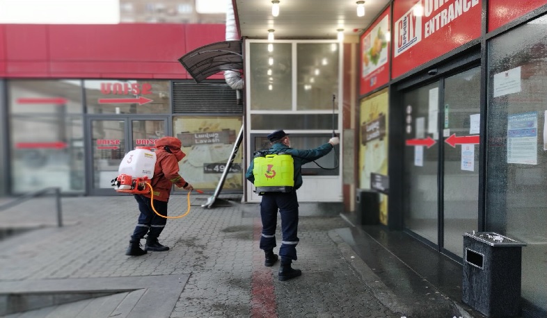 3521 disinfections have been carried out, of which 2415 in the regions, 1106 in Yerevan. MES