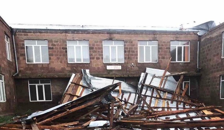 Ուժեղ քամու հետևանքով տուժել է Անի համայնքի մի քանի բնակավայր