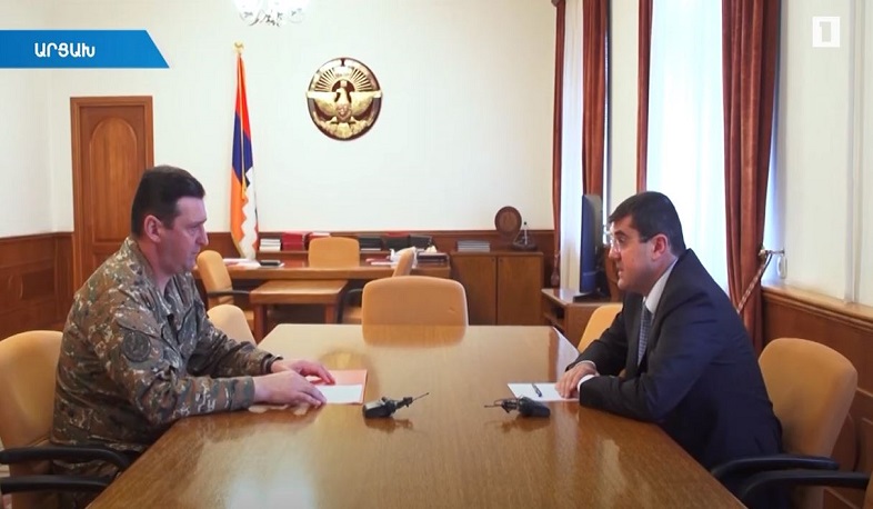 Արցախի պաշտպանության նախարարը նախագահին զեկուցել է առաջնագծում տիրող իրավիճակի մասին