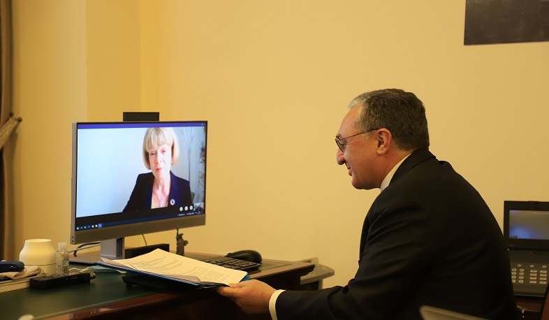 ԱԳ նախարարի տեսազրույցը ՄԹ Եվրոպական հարևանության և Ամերիկայի հարցերով մշտական քարտուղարի հետ