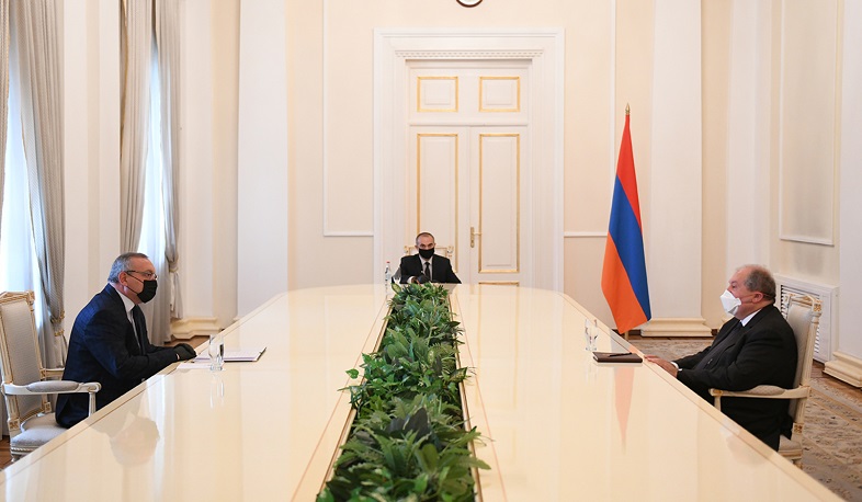 The RA president received the speaker of the Artsakh National Assembly
