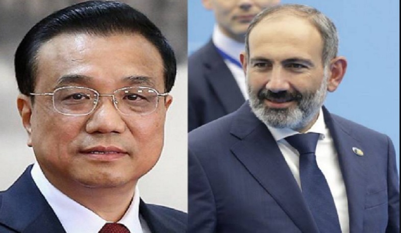 The Chinese Prime Minister wished Nikol Pashinyan and his family a speedy recovery