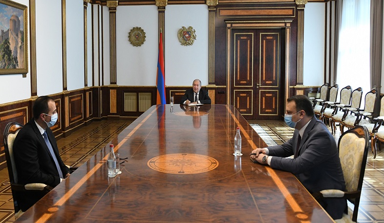 The President met with Arsen Torosyan