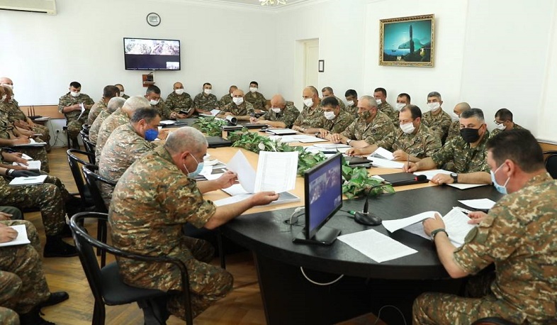 Ռազմական խորհրդի հեռավար նիստ՝ Ջալալ Հարությունյանի գլխավորությամբ