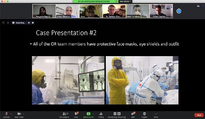 Հայաստանի և սփյուռքի բուժաշխատողները համատեղել են ջանքերը կորոնավիրուսի դեմ պայքարում