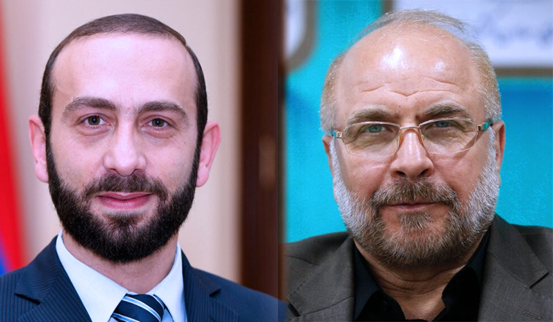 Ararat Mirzoyan sent a congratulatory message to the Speaker of the Iranian Parliament