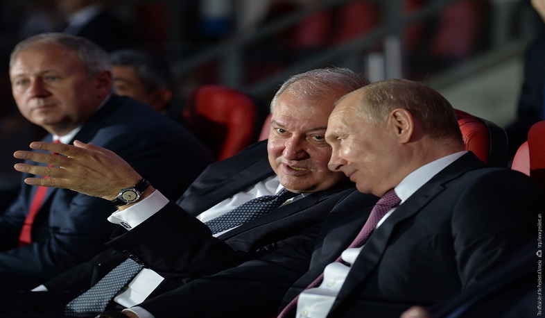 President Armen Sarkissian sent a congratulatory message to the President of the Russian Federation Vladimir Putin