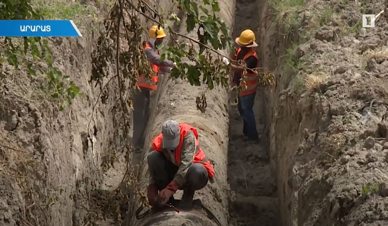 Նորոգվում է Երևանի և Մասիսի համար կենսական նշանակություն ունեցող Արարատյան ջրատարը