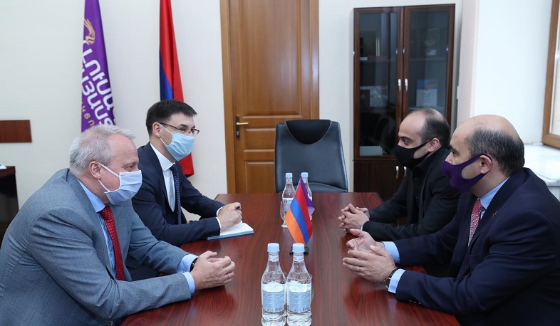 The members of the NA BA faction met with the Russian Ambassador to Armenia