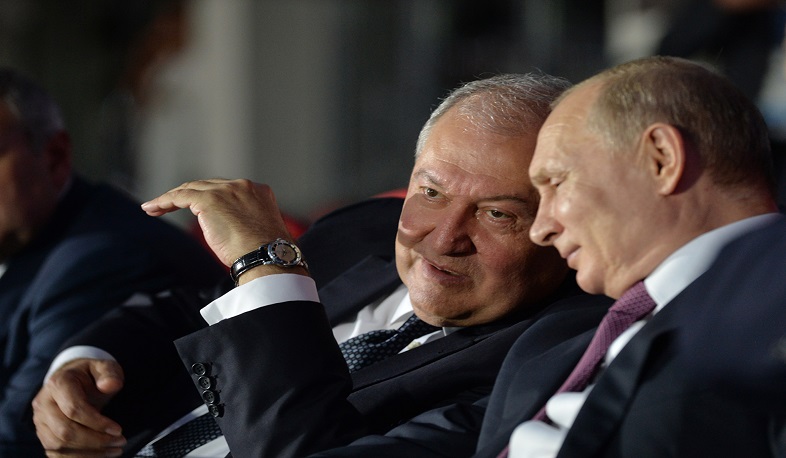 Vladimir Putin congratulated Armen Sargsyan on his birthday