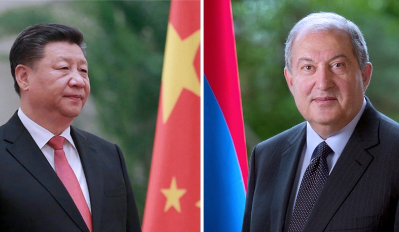The President of China congratulated Armen Sargsyan