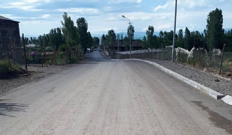 Ասֆալտապատվել է Գեղարքունիքի մարզի Արծվանիստ համայնքի ճանապարհը