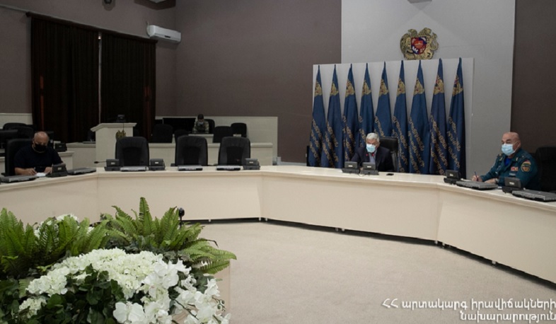 ԱԻ նախարարն օպերատիվ խորհրդակցություն է անցկացրել