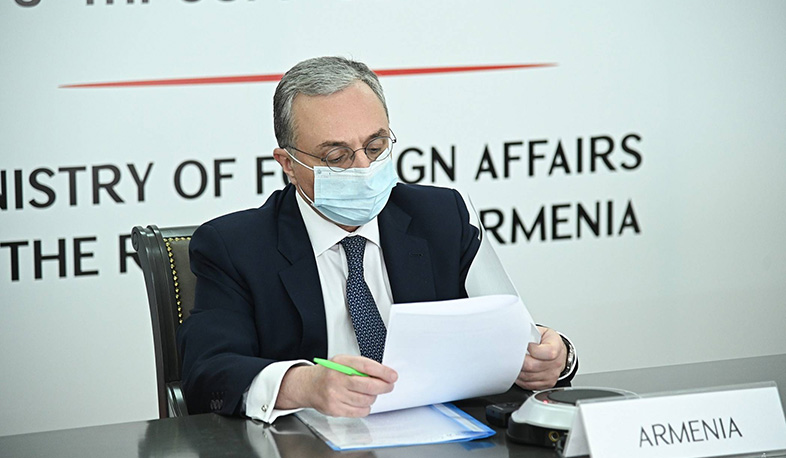 Foreign Minister of Armenia Zohrab Mnatsakanyan participated in the EaP Ministerial video-conference