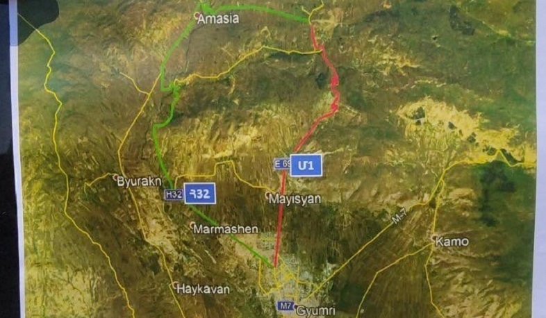 Մոտ մեկ ամիս փակ կլինի Գյումրի-Ցողամարգ ճանապարհահատվածը. գործելու է տարանցիկ ճանապարհ
