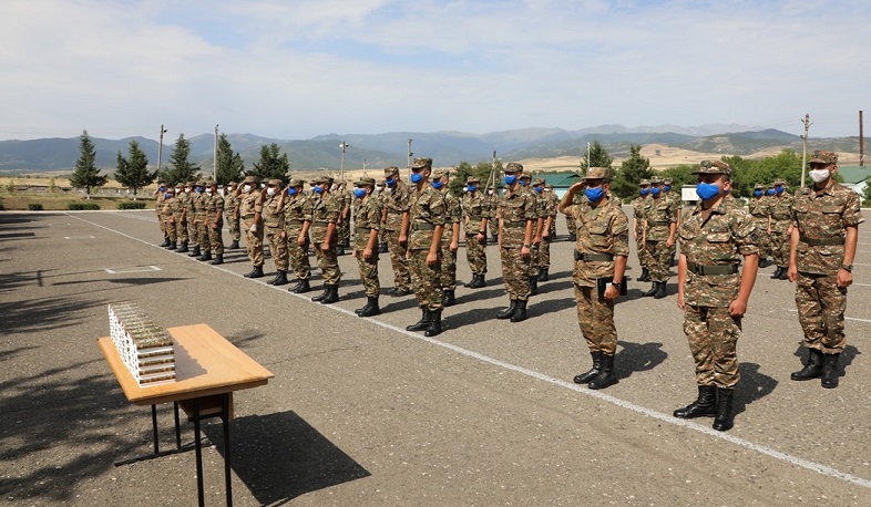 ՊԲ զորամասերից մեկում տեղի է ունեցել նորակոչիկների ընդունման հանդիսավոր միջոցառում