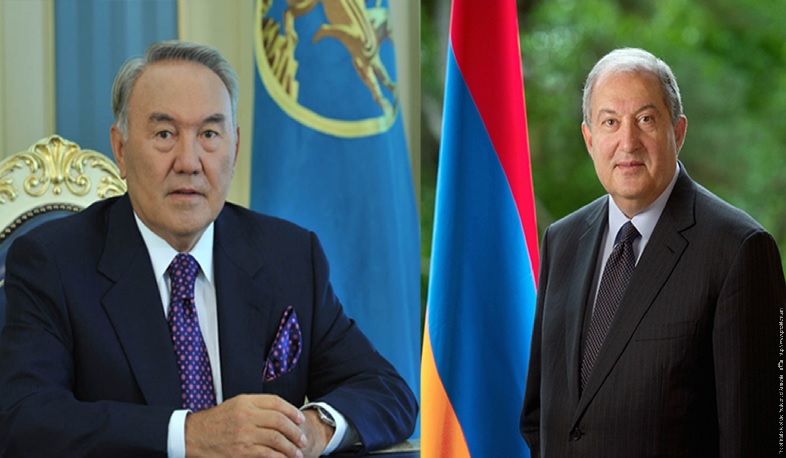 Armen Sargsyan congratulated Nursultan Nazarbay on his 80th birthday
