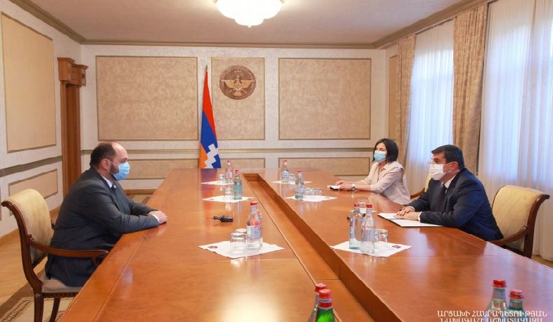 The President of Artsakh received the RA Minister of Education and Science