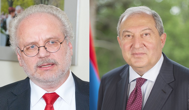 Latvia is interested in the potential of the IT sector in Armenia. The presidents had a telephone conversation