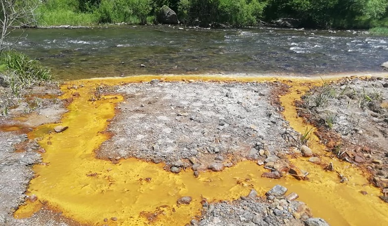 Ստեփանավանի բնակիչներն ահազանգում են՝ Արմանիսի հանքավայրից Ձորագետ են լցվում մեծ քանակությամբ թափոններ