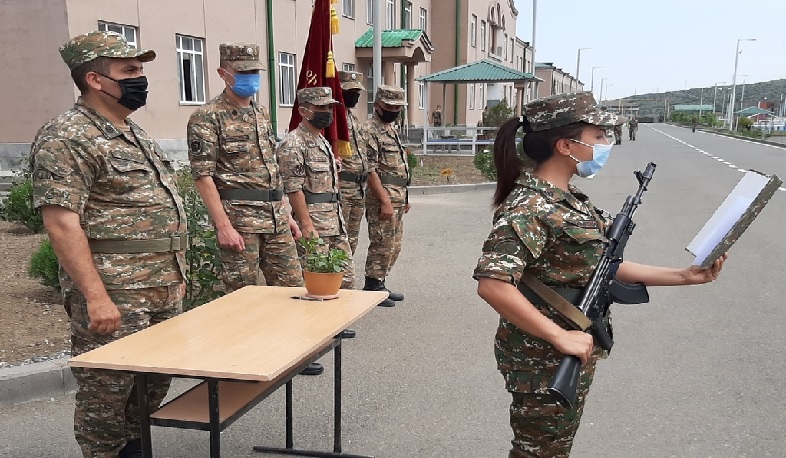 Պայմանագրային զինծառայողների երդման արարողություն