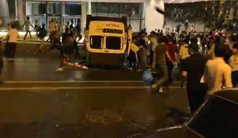 Բաքվում կազմակերպված ցույցն ավարտվեց մահակներով, ջրցաններով և ցուցարարներին բերման ենթարկելով. քաղաքագետ