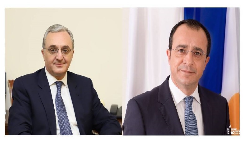 Phone conversation of Foreign Minister Zohrab Mnatsaknayan with Nikos Christodoulides, the Foreign Minister of Cyprus