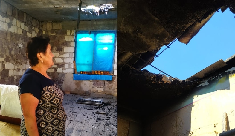 Լուսանկարներ հրետակոծված Այգեպարից