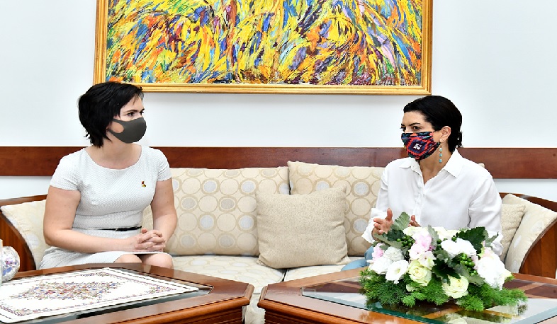 Աննա Հակոբյանը հյուրընկալել է Հայաստանում Լիտվայի դեսպան տիկին Ինգա Ստանիտե-Տոլոչկիենեին