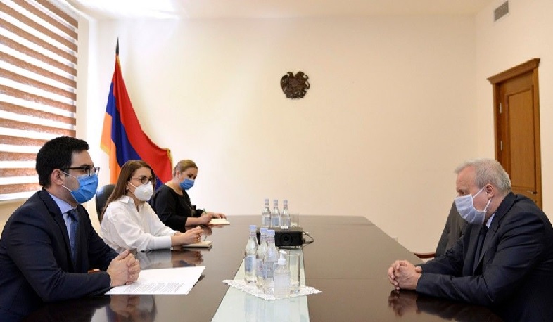 Ռուստամ Բադասյանը հանդիպել է Հայաստանում ՌԴ դեսպան Սերգեյ Կոպիրկինի հետ