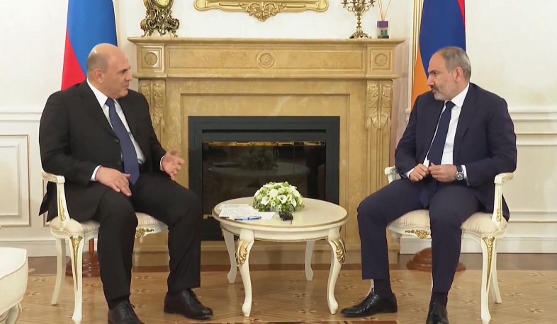 Prime Minister Pashinyan met with Mikhail Mishustin