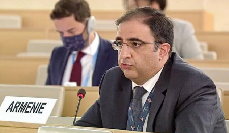 The Permanent Representative of Armenia in Geneva made a statement at the UN Human Rights Council on the offensive unleashed by Azerbaijan against Armenia
