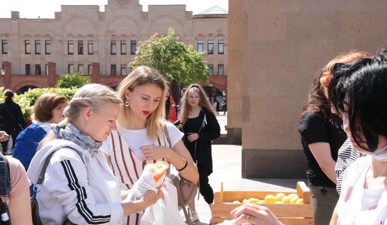 Մոսկվայի հայկական եկեղեցում ծիրան են բաժանում տեղացիներին․ ՌԴ-ում ՀՀ դեսպանություն
