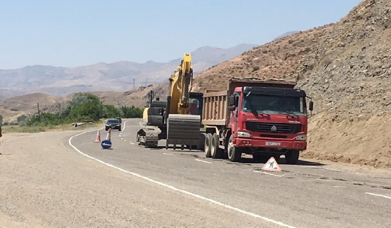 Սյունիքի մարզի Շուռնուխ բնակավայրի մոտ մեկնարկել են 5 կմ ճանապարհահատվածի նորոգման աշխատանքներ