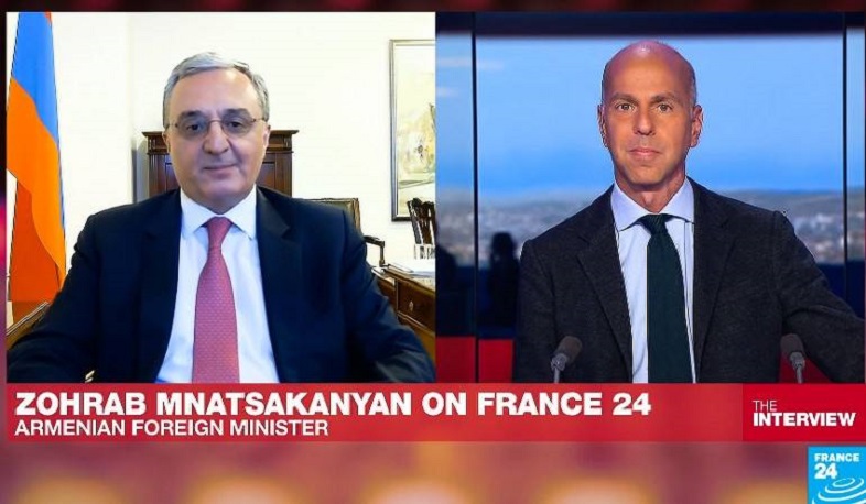 The threat to hit the nuclear power plant is a vivid manifestation of irresponsibility. Mnatsakanyan 's interview to France 24