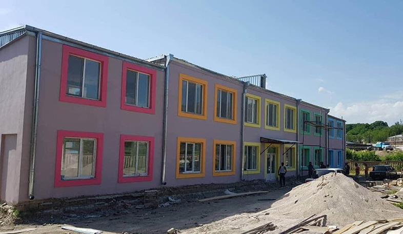 Բյուջեի միջոցներով վերակառուցվում են Եղեգնաձորի երկու մանկապարտեզները