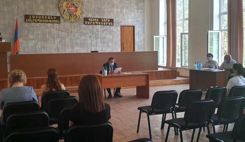 Միջնորդագրի քննարկում` Վայոց ձորի մարզպետարանում