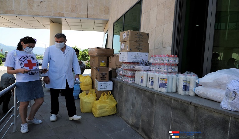 The ICRC continues to support the fight against COVID-19 in Artsakh