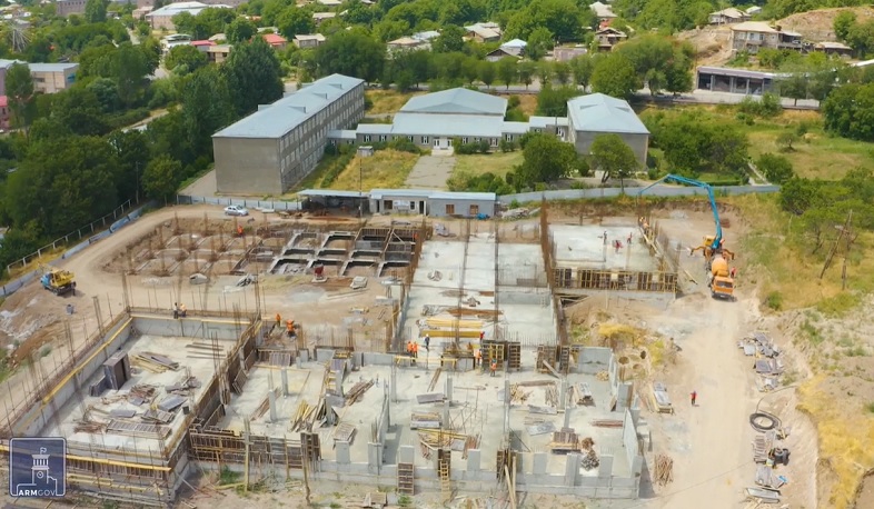 Եղեգնաձորում նոր դպրոց է կառուցվում. Աղաջանյան