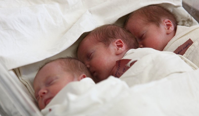A triplet was born in the village of Chinchin in Tavush region