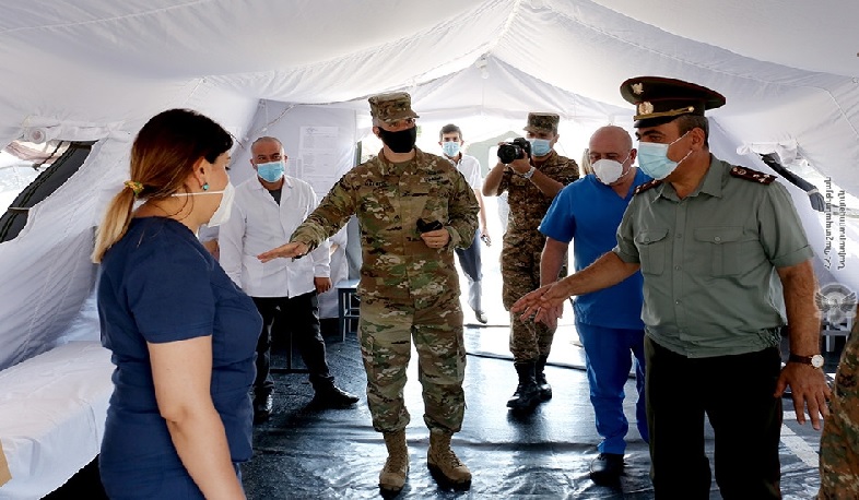 ԱՄՆ դեսպանության ռազմական կցորդն այցելել է կենտրոնական հավաքակայան