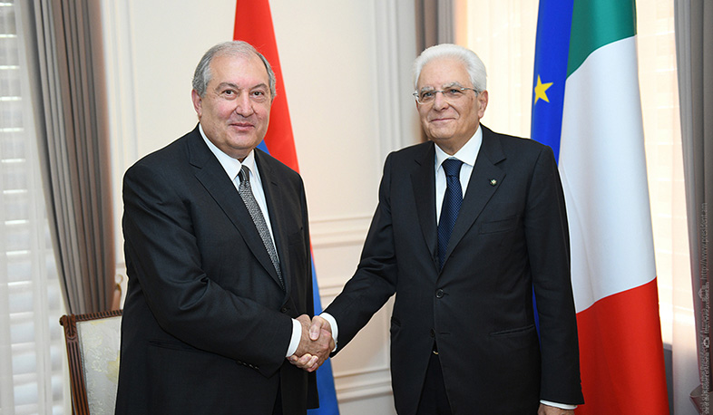 Արմեն Սարգսյանը հեռախոսազրույց է ունեցել Իտալիայի նախագահի հետ