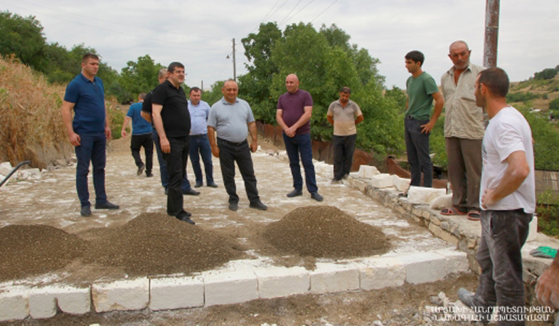 Արցախում ասֆալտապատվելու է Ծակուռի-Ակնաղբյուր ճանապարհը. նախագահն այցելել է Հադրութի շրջան