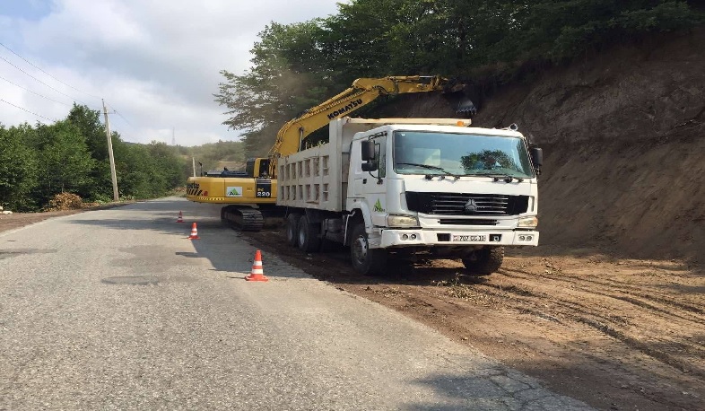 Նորոգվում է Գորիս-Կապան ճանապարհի մոտ 12 կմ հատվածը